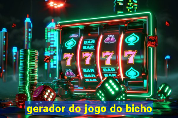 gerador do jogo do bicho